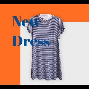 Blue & white stripped dress! NWT Copper Key